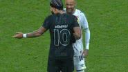 Neymar e Memphis se “provocaram” em campo - Foto: Reprodução/Youtube/CazéTV