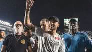 O jogador joga na casa do Timão pelo clássico alvinegro nesta quarta (12) - Foto: Bruno Vaz / Santos FC via Fotos Públicas