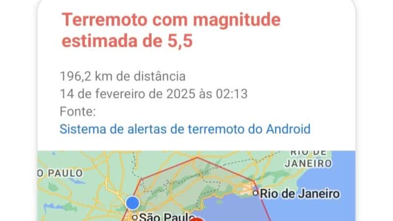 Usuários de Android receberam aviso durante a madrugada - Foto: Reprodução/Redação Bnews SP