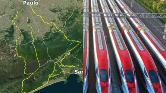 Foto: Reprodução/SPI e CRRC