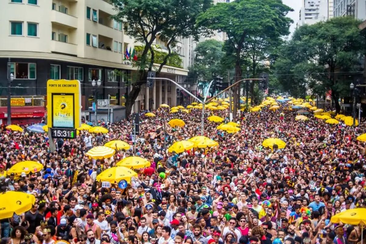 Bloco de rua em São Paulo