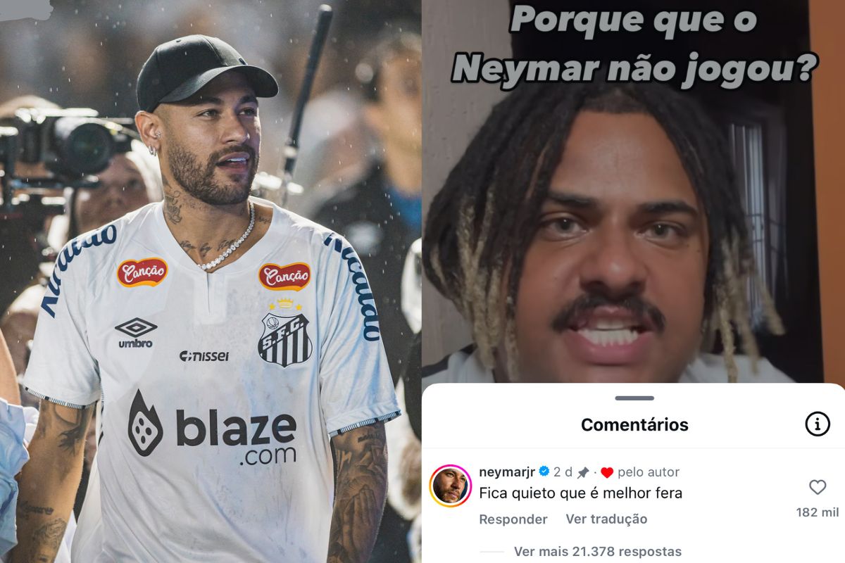 Neymar e César Augusto no Instagram