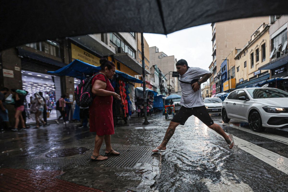 Chuva de verão em SP